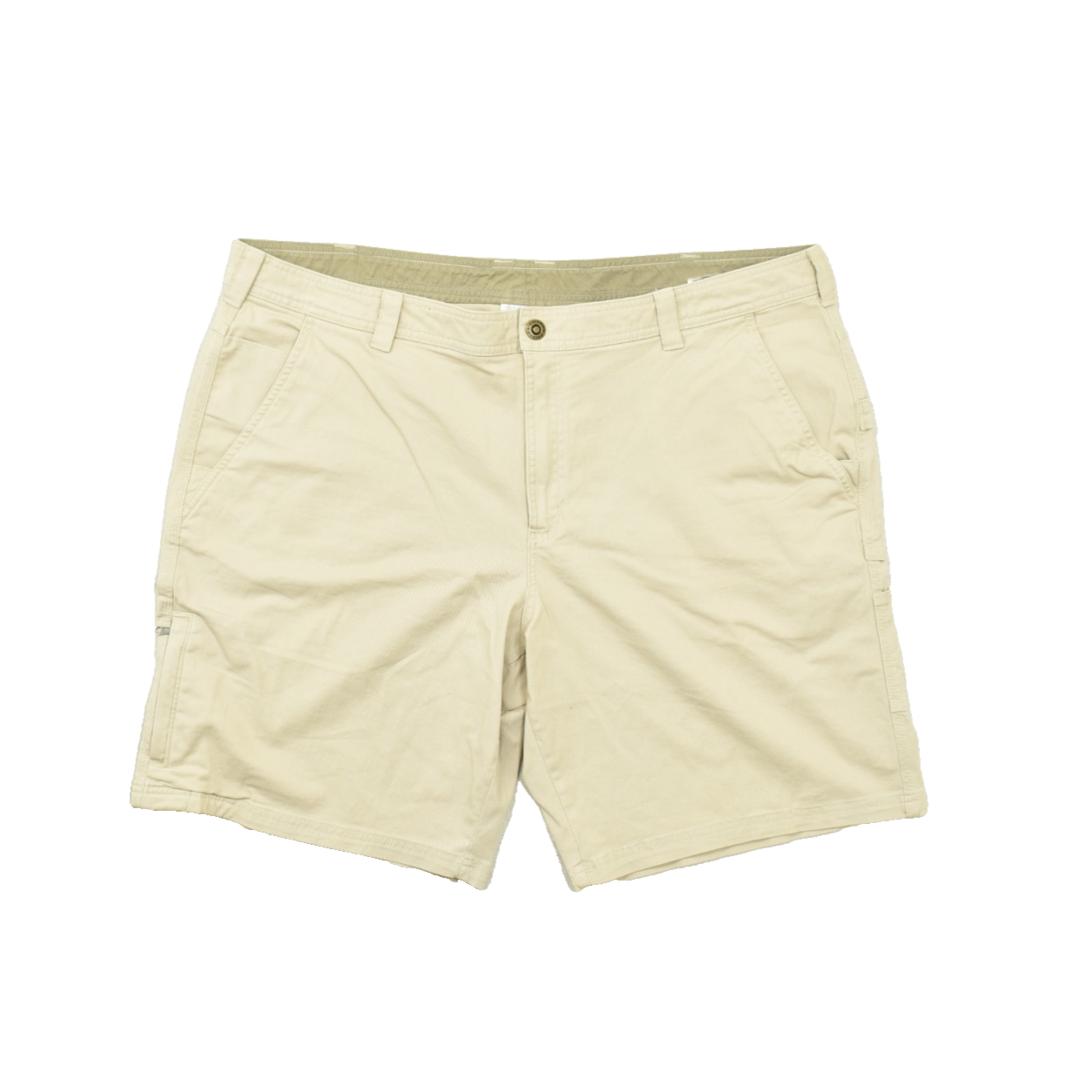 Columbia Men's Size 42 Tan Regular Fit Utility Cargo Shorts Zip 10 Inch Inseam